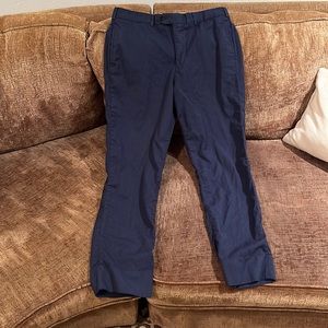 Brooks Brothers Navy Regent Fit Pants - Waist 36 Length 32 - 97% wool